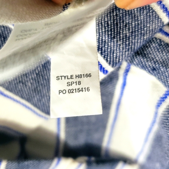Madewell Stripe-Play Button-Back Tee Dress - Picture 9 of 9